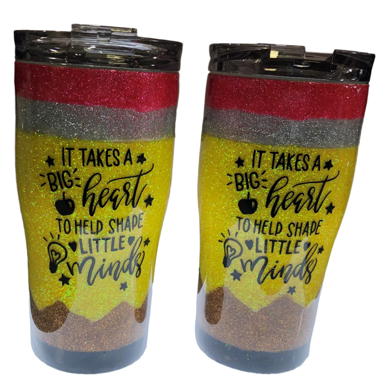 Pencil Tumblers (both sides have a decal)