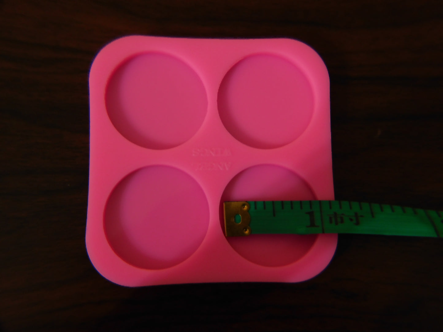 Copy of Shiny Circle Shape Epoxy Mold for Badge Reels 0.75 outside mold diameter (5505335787673)