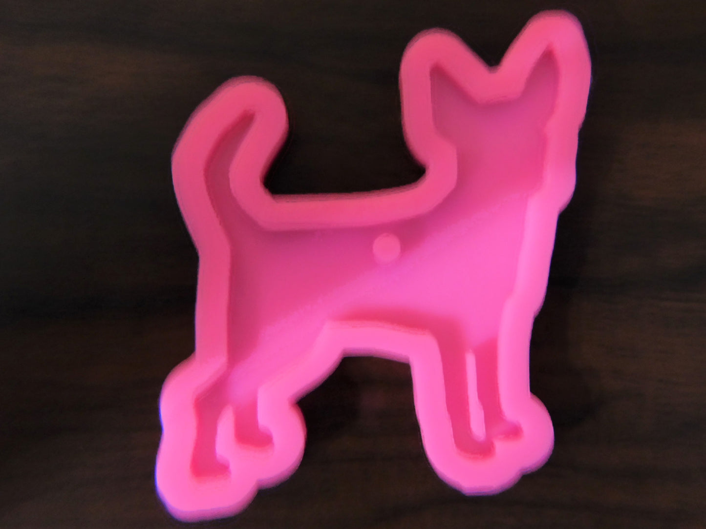 Shiny Chihuahua Dog Epoxy Mold - Keychains/Jewelry (5505294958745)