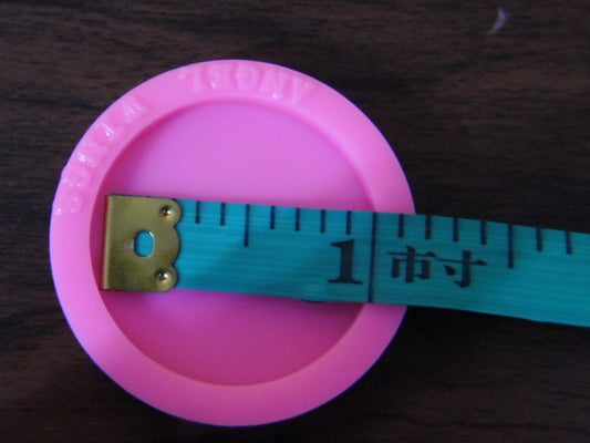 Shiny 1.5 inch circle outside diameter Epoxy Mold could go on phone socket (5505219756185)