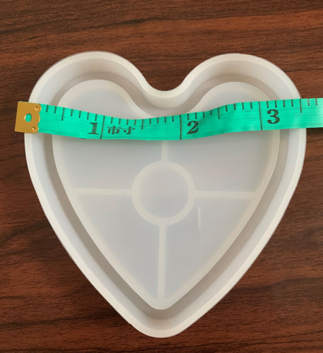 Heart Epoxy Coaster Mold (5543799324825)