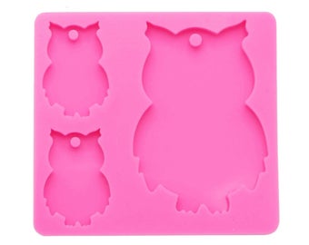 Shiny Owl Mama and littles Epoxy Mold (5504891945113)