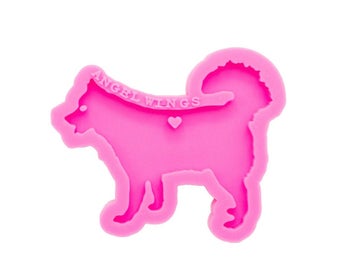 Shiny Aika Dog Epoxy Mold for keychains/jewelry (5504943325337)